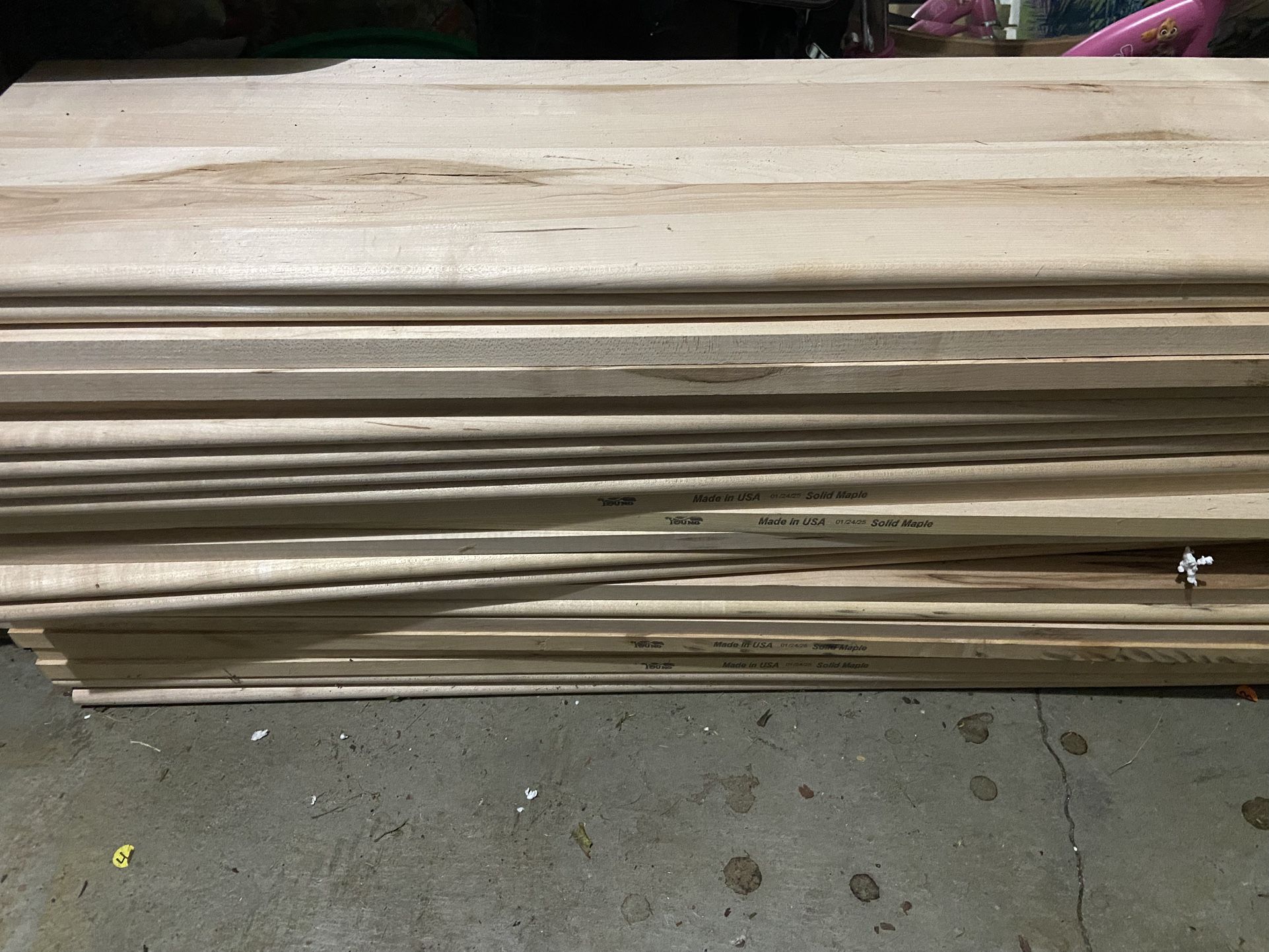 Maple Wood Steps 42x 11.5 In.