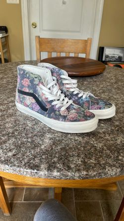 Floral Print Vans 10.5