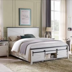 Farm Style Queen Bed Frame 