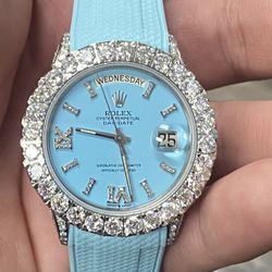 Rolex 36mm Flooded Diamonds Tiffany & Co. Day Date 36mm Buy Sale Trade Gold Silver Scrap Coins Patek Omega Tudor