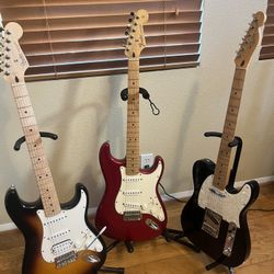 Fender MIM Strats And Telecaster 