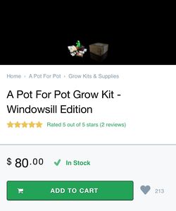A Pot For Pot Grow Kit - Windowsill Edition