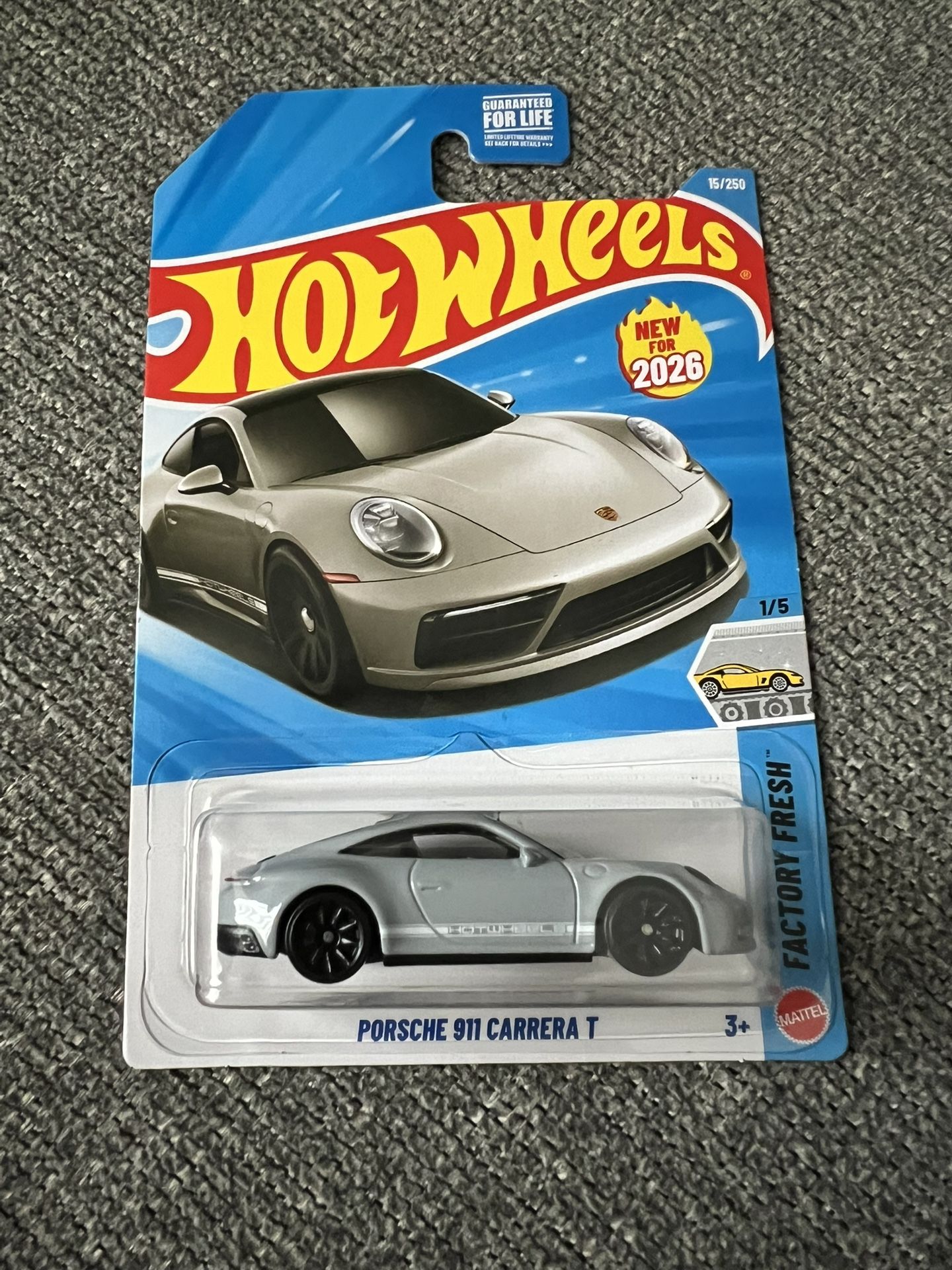 Hot Wheels Porsche 911 Carrera T – Brand New | Factory Fresh