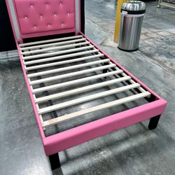 Twin Size New Platform Bed With Nice Mattress Included 