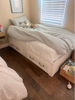 2 Pottery Barn Belden Twin Bed Frames