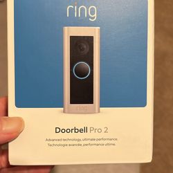 New Ring Pro2 Doorbell