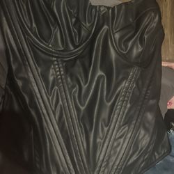 Fashion Nova Leather Top