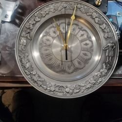 German Pewter Clock