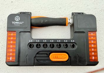 Torelli Tools 36-Piece Screwdriver Bit Set w/ Holder, Socket Adapter & Hard Case
