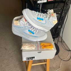 Jordan 2 Retro SP Union Grey Fog Size 10 Brand New