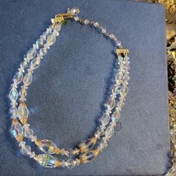 1950's AURORA BOREALIS Beads Necklace