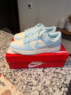 Nike Dunk Low Retro (white & light blue)