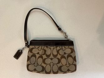 Coach Signature Wristlet