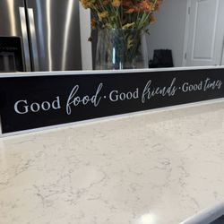 Good Life Wall Art 36x6 - Like New
