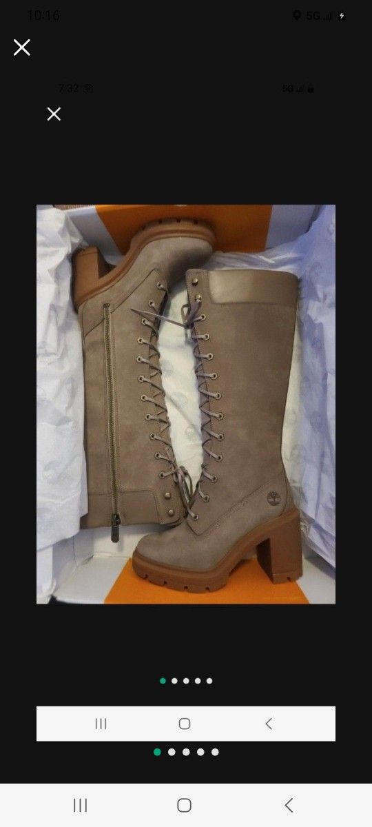 Timberland Womens High Boot Sz 8