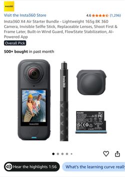Insta 360 X4 air starter bundle