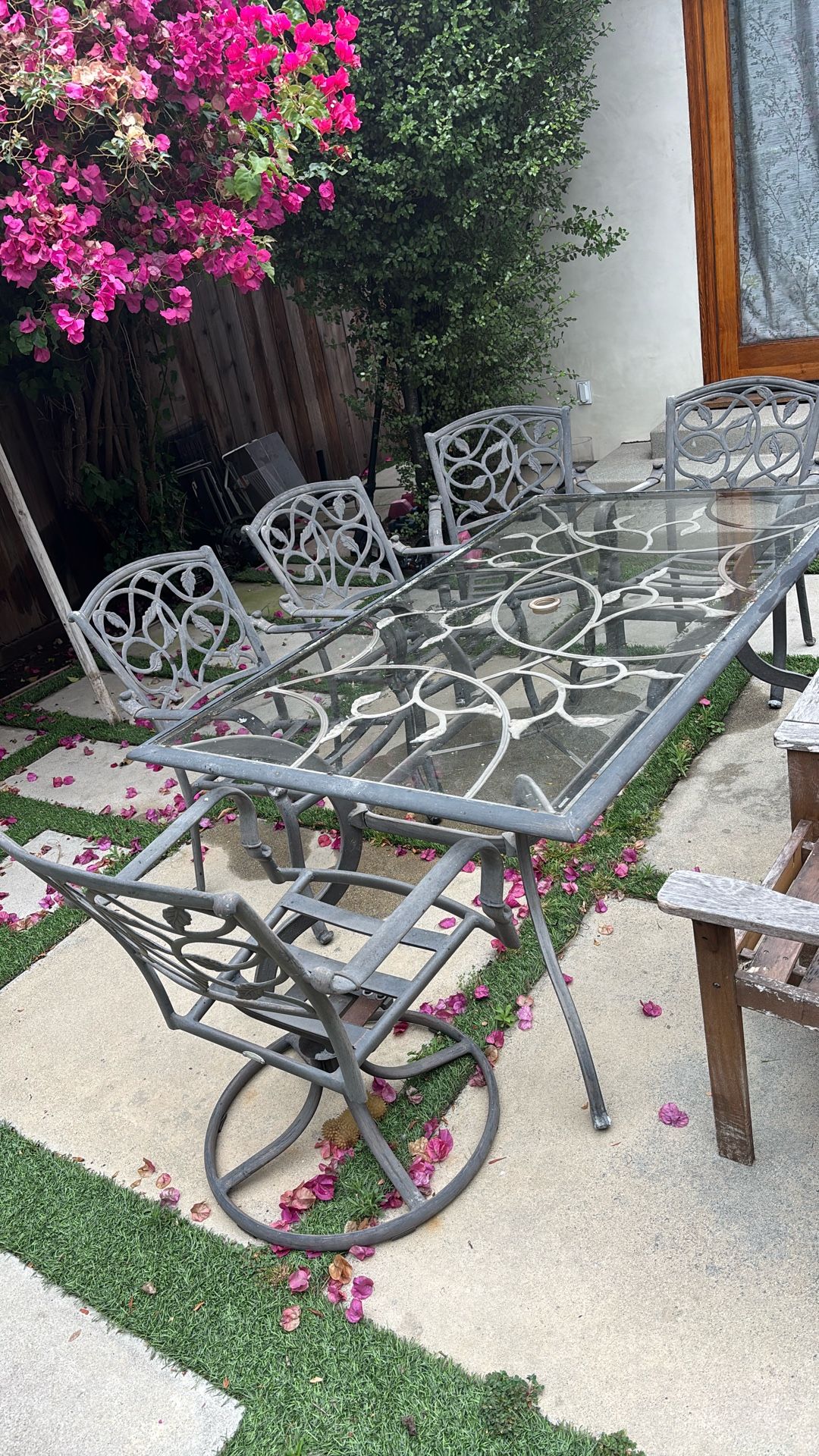 Outdoor Furniture /table And 6 Chairs