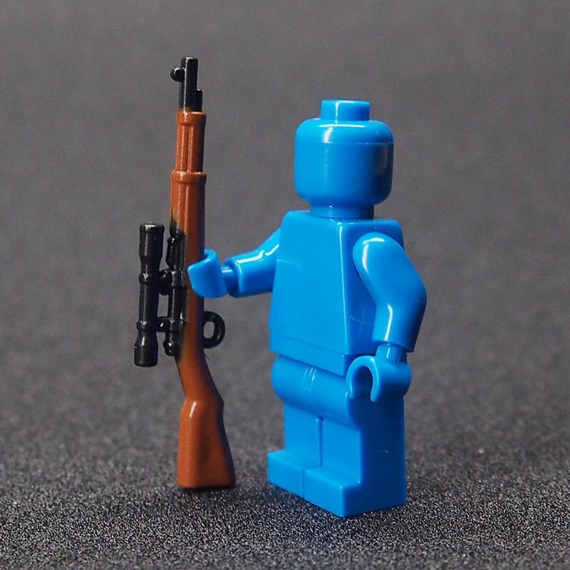 12pcs Custom LEGO Guns Lot WW2 Machine Rifle Military Toy Weapons 4 Minifigures!
