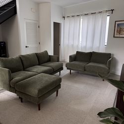 Sofa Loveseat Ottoman