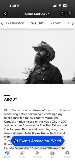 Chris Stapleton July 10