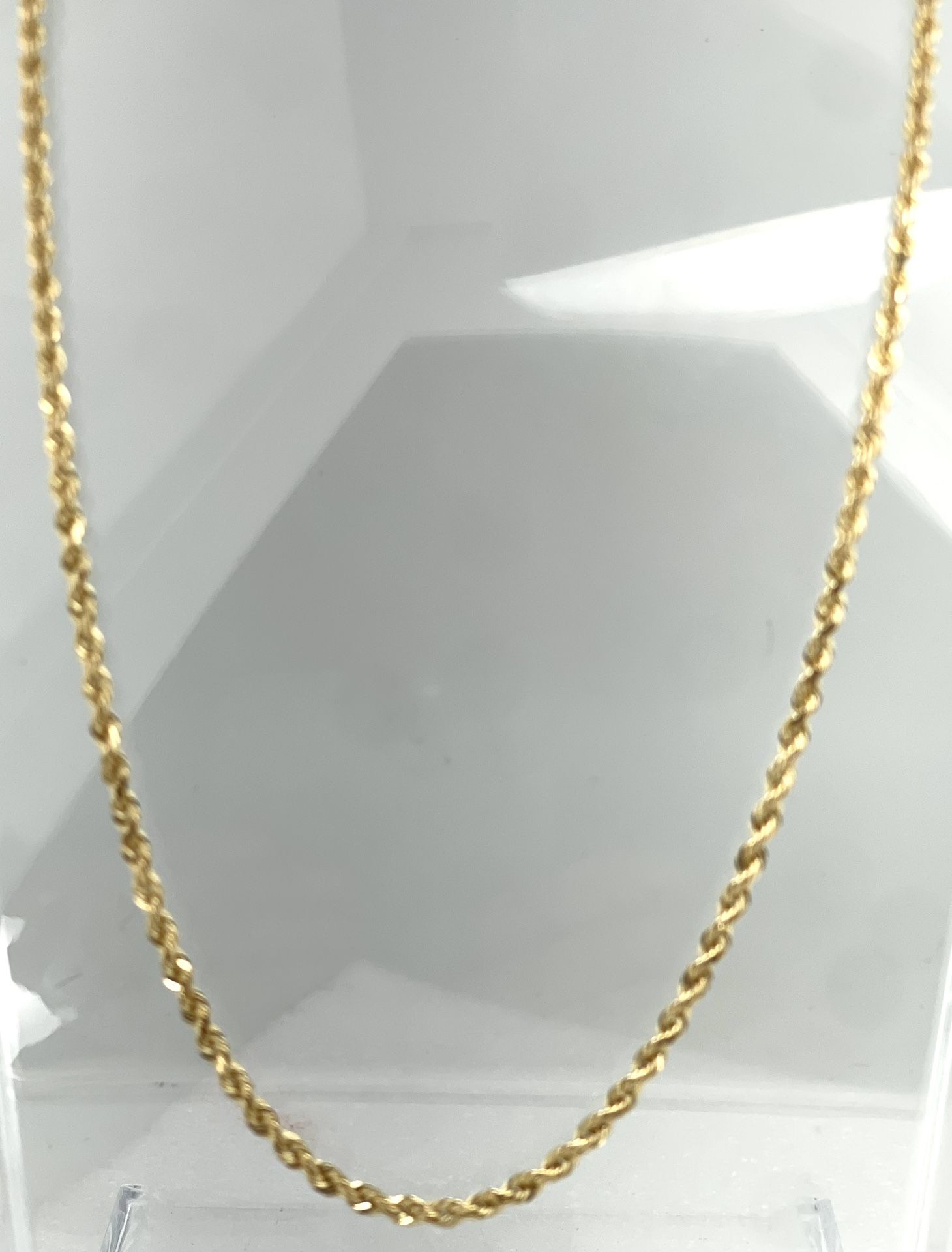 14k Yellow Gold Rope Chain 18” 2.50mm