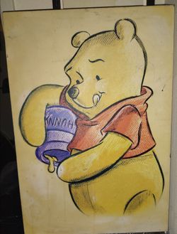 Winnie the Pooh painting