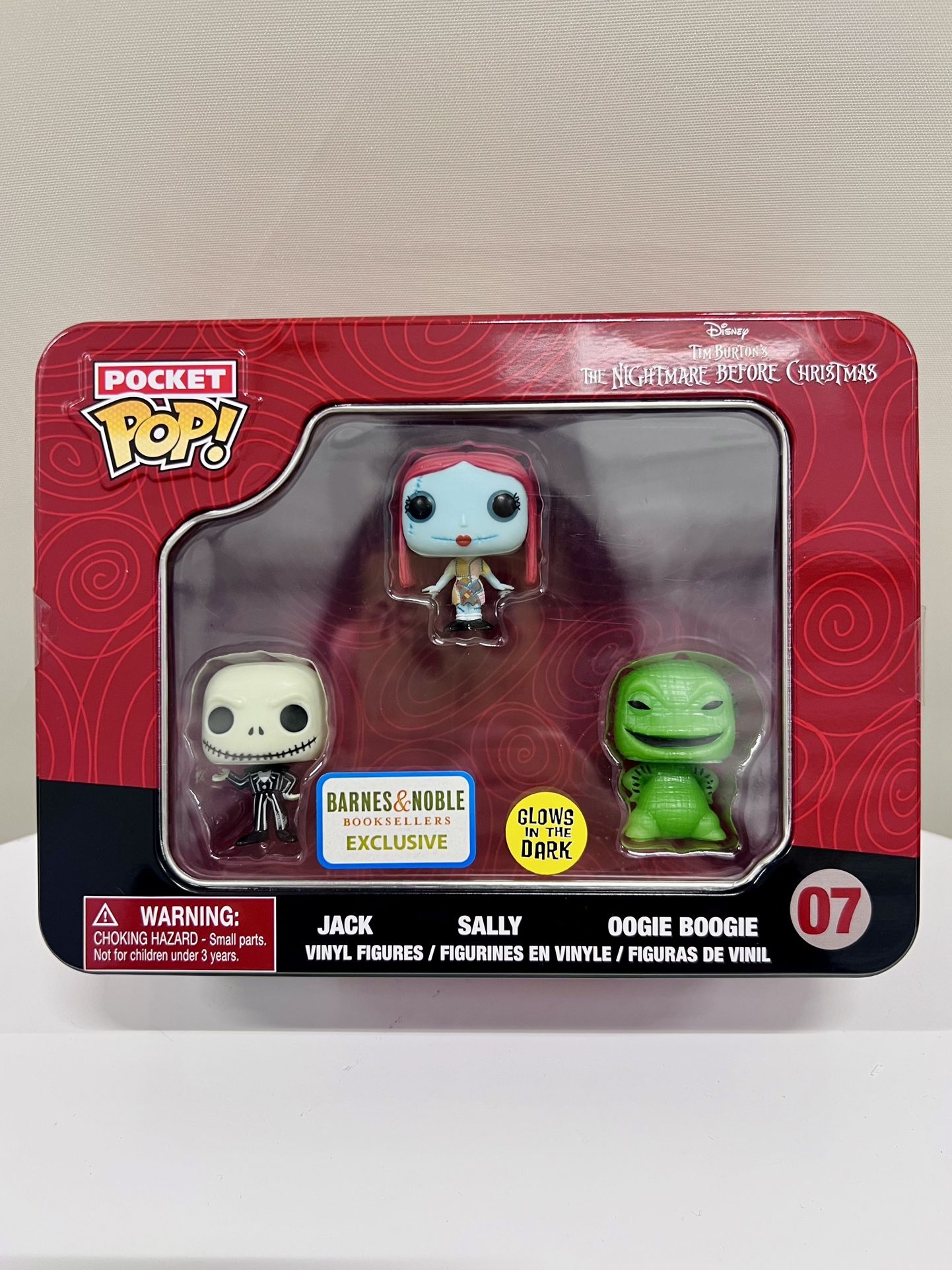 Tim Burton’s The Nightmare Before Christmas Glow In The Dark Pocket Pop! NEW