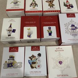 Hallmark Exclusive Employee Ornaments 