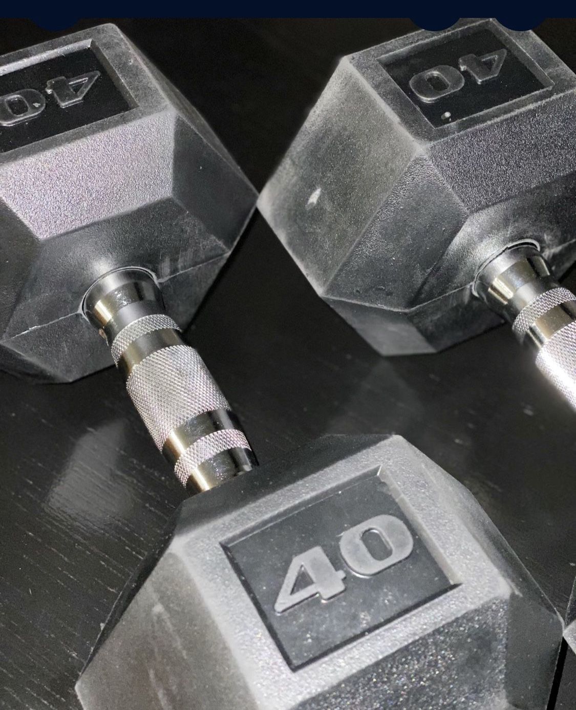 40 Lb Set Of Two Dumbbells