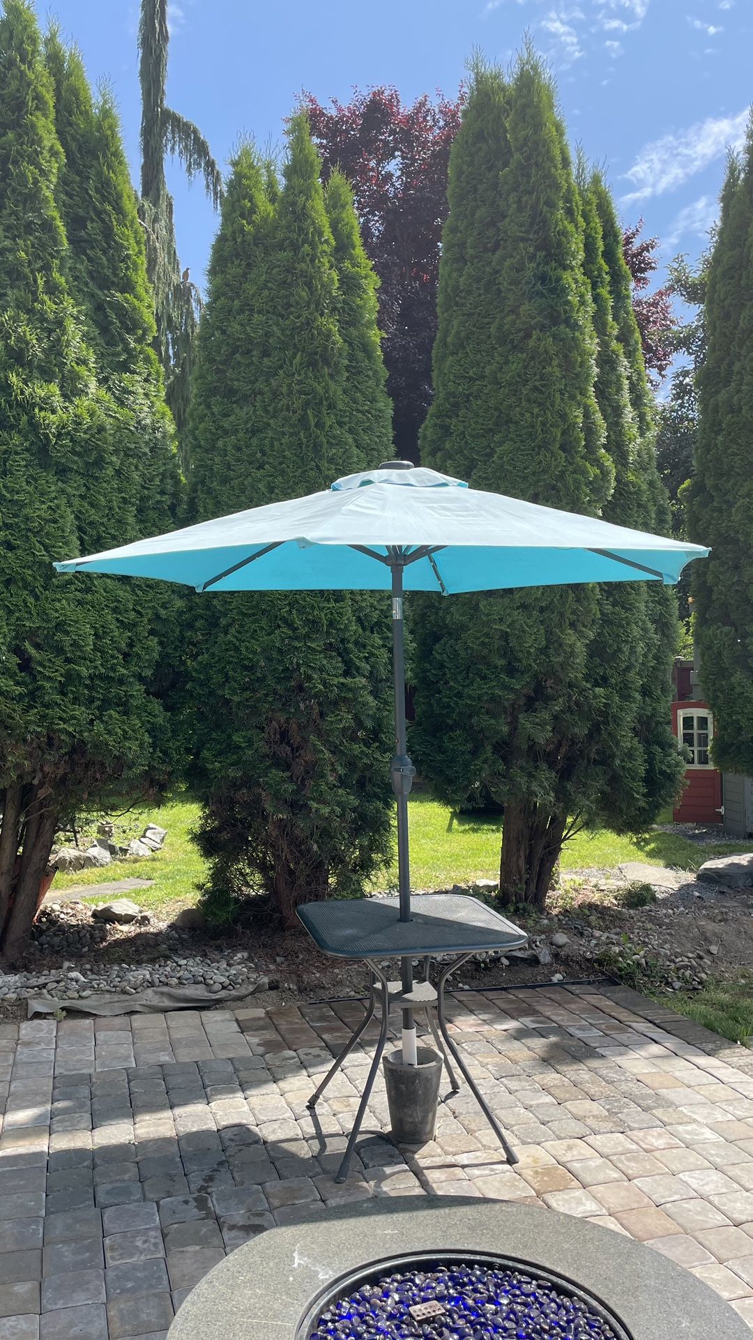 Table And Light Up umbrella