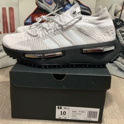 Adidas NMD S1 Shoes Original Sneakers Silver Metallic/Core Black ID0361 US  10 for Sale in San Diego, CA - OfferUp