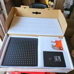 Rumose Rain Shower System, Matte Black - $65