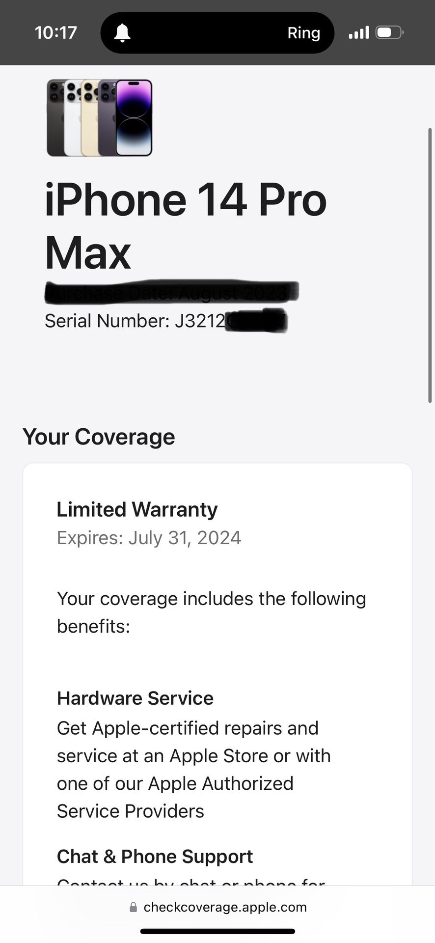 lPH0NE 14 PR0 MAX • 10 Months Apple Warranty for Sale in San Diego, CA