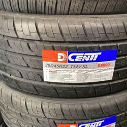 285 45 22 Set Of Tires Brand New
