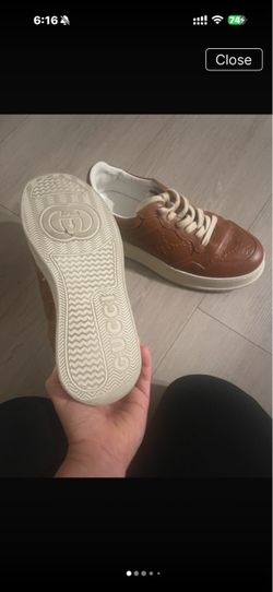 Gucci brown logo chunky sneakers
