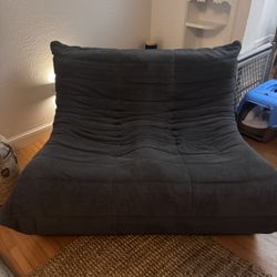 2-Seater Bean Bag Couch | Plush Lounge Chair