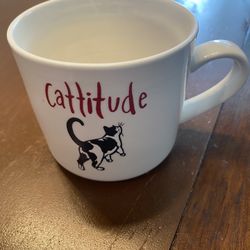 Brand New Cattitude Coffee Mug
