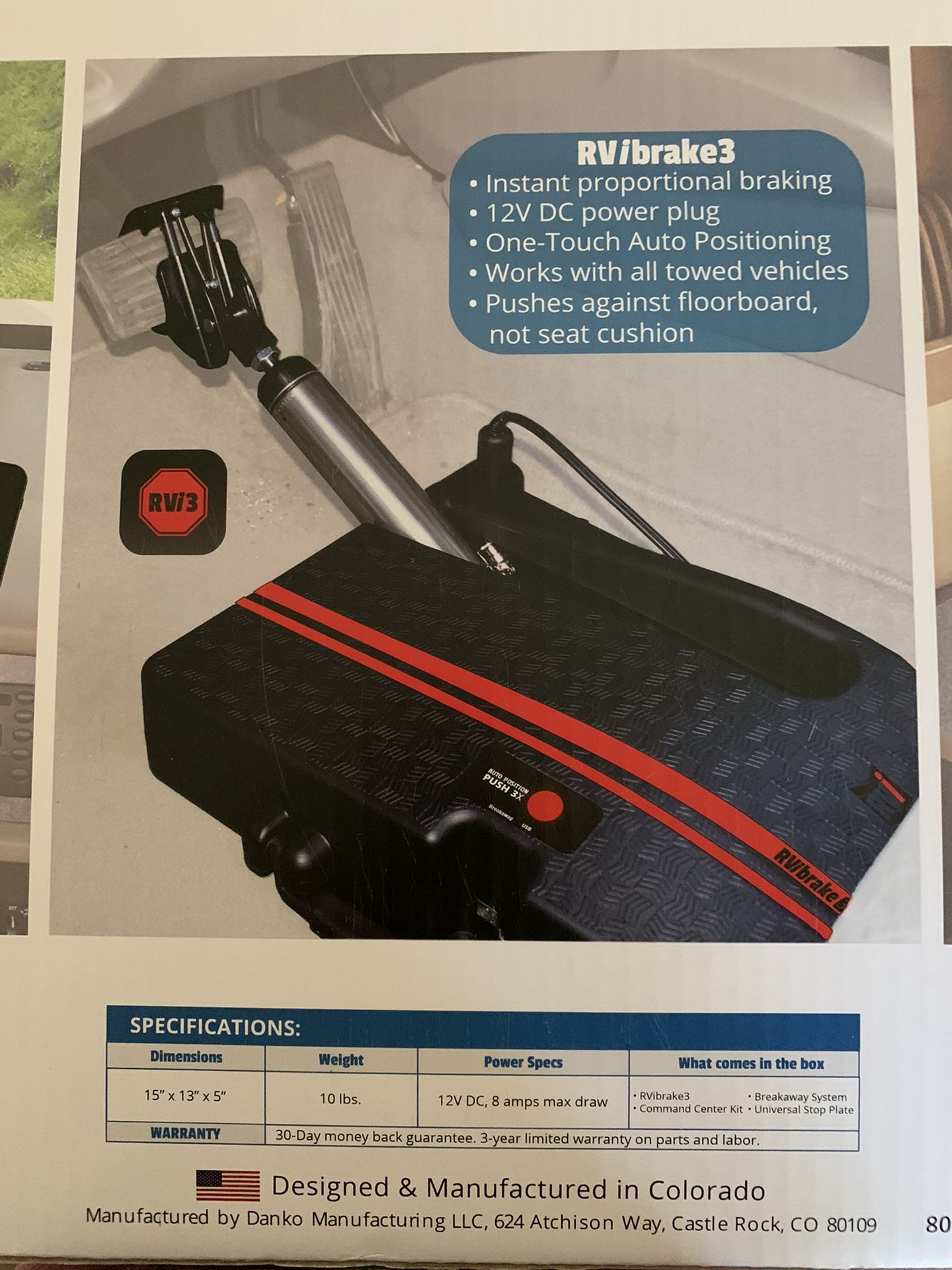 RVibrake3 portable braking system for Sale in Murrieta, CA OfferUp