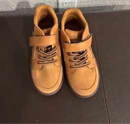 Stride Rite SRT Ames Brown Leather Kids Sneakers Size 11W