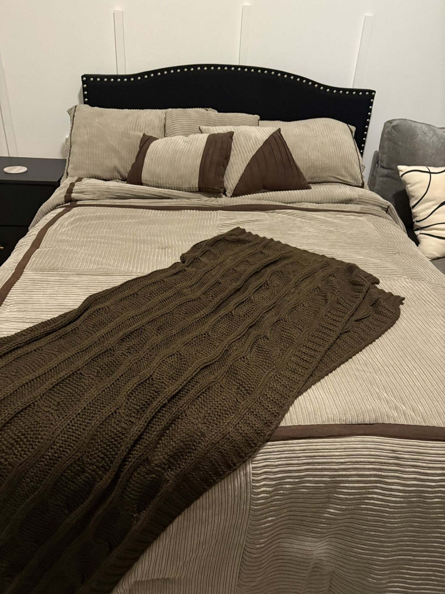Full size Bed Frame + Box spring