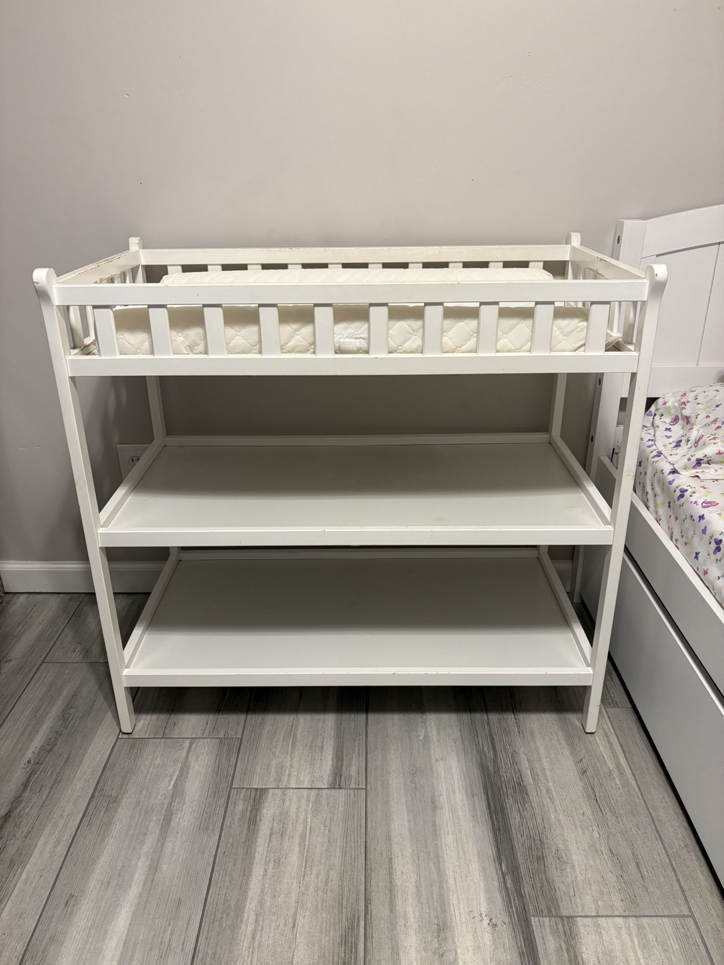 White Changing Table