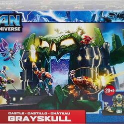 He-Man Masters of the Universe MOTU Castle Grayskull Playset, Drawbridge, Lights, Sounds, Blasters