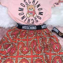 Moschino 2pc Skirt Set Kid Size 3yrs