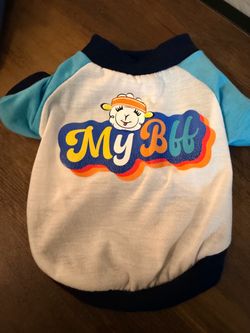 NEW SMALL - Lambchops BFF dog shirt