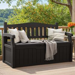 Devoko 80 Gallon Outdoor Storage Bench – BRAND NEW / Unopened