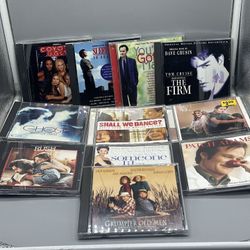 Lot of 11 Movie Soundtracks CD’s - Coyote Ugly, The Firm, Rush, You’ve Got Mail