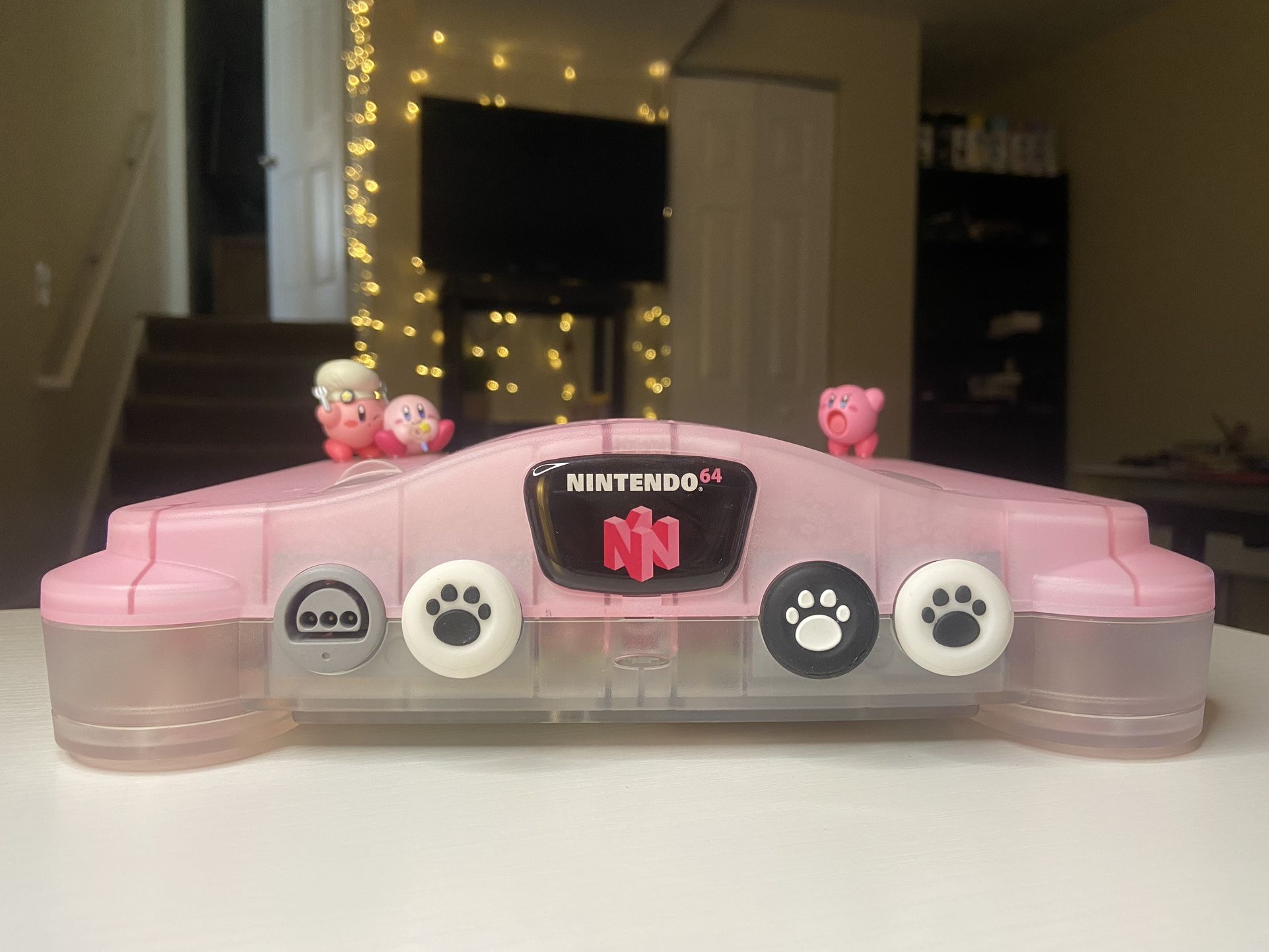 Custom Kirby Themed N64 Console