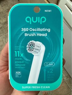 Quip 360 oscillating brush heads