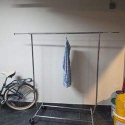 Single Rod Garment Rack 