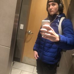 Blue Calvin Klein Puffer jacket